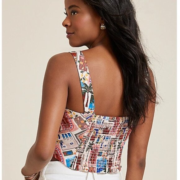 Maurices Postcard Corset Tank Top - XXL - Picture 2 of 5